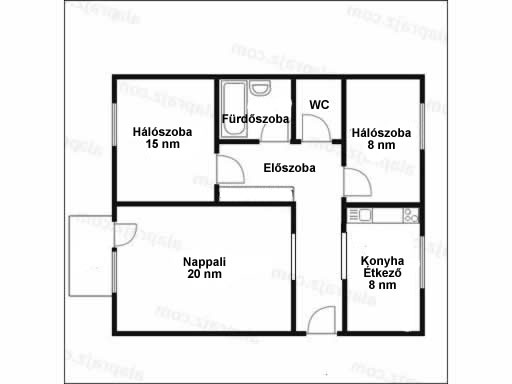 Szentendre - Eladott/Kiadott - T�rsash�zi lak�s